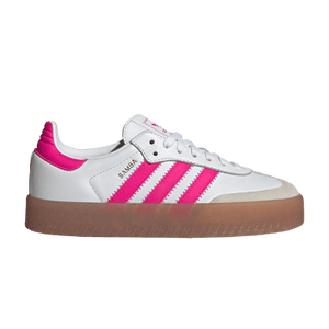 adidas Sambae J 'Cloud White Shock Pink Gold Metallic'