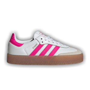 adidas Sambae J 'Cloud White Shock Pink Gold Metallic'