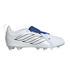 adidas Predator Club Fold Over Tongue FG AG Little Kid 'Cloud White Zero Metallic Royal Blue'