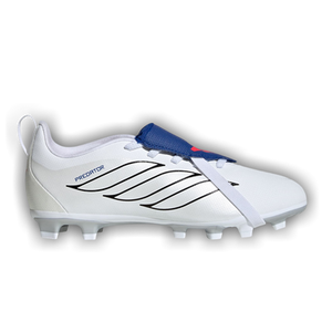 adidas Predator Club Fold Over Tongue FG AG Little Kid 'Cloud White Zero Metallic Royal Blue'