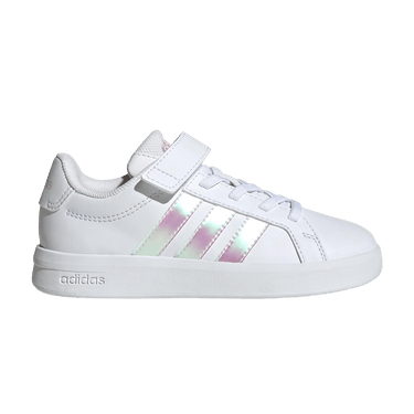 adidas Grand Court 3.0 El Little Kid 'Cloud White Iridescent'