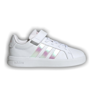 adidas Grand Court 3.0 El Little Kid 'Cloud White Iridescent'