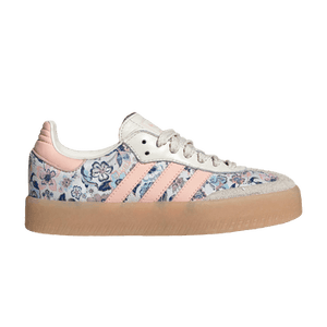 Liberty London x adidas Sambae Big Kid 'Off White Blush Pink Gum'