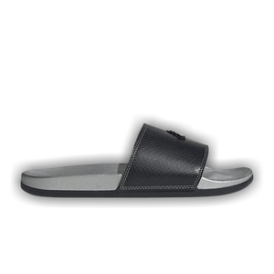 adidas Adilette Comfort Slide 'Black Silver Metallic'