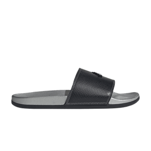 adidas Adilette Comfort Slide 'Black Silver Metallic'