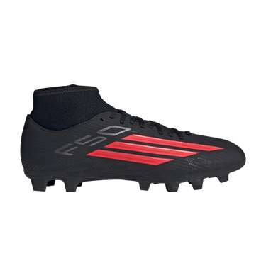 adidas F50 Club Mid FG MG 'Core Black Lucid Red'