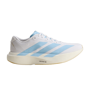 adidas Adizero Evo SL 'Cloud White Clear Blue Matte Gold'