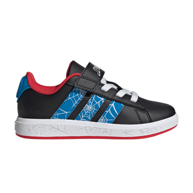 Marvel x adidas Grand Court K 'Spider-Man - Blue Web Stripes'
