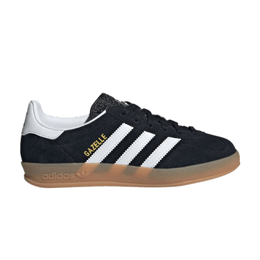 adidas Gazelle Indoor J 'Black White Gum'