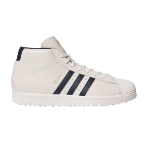 adidas Pro Model Midcut Spikeless Golf 'Chalk White Night Indigo Gold Metallic'