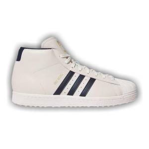 adidas Pro Model Midcut Spikeless Golf 'Chalk White Night Indigo Gold Metallic'