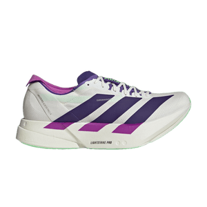 adidas Adizero Adios Pro 4 'Core White Purple Lime Burst'
