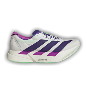 adidas Adizero Adios Pro 4 'Core White Purple Lime Burst'