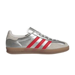 adidas Wmns Gazelle Indoor 'Silver Metallic Better Scarlet Grey'
