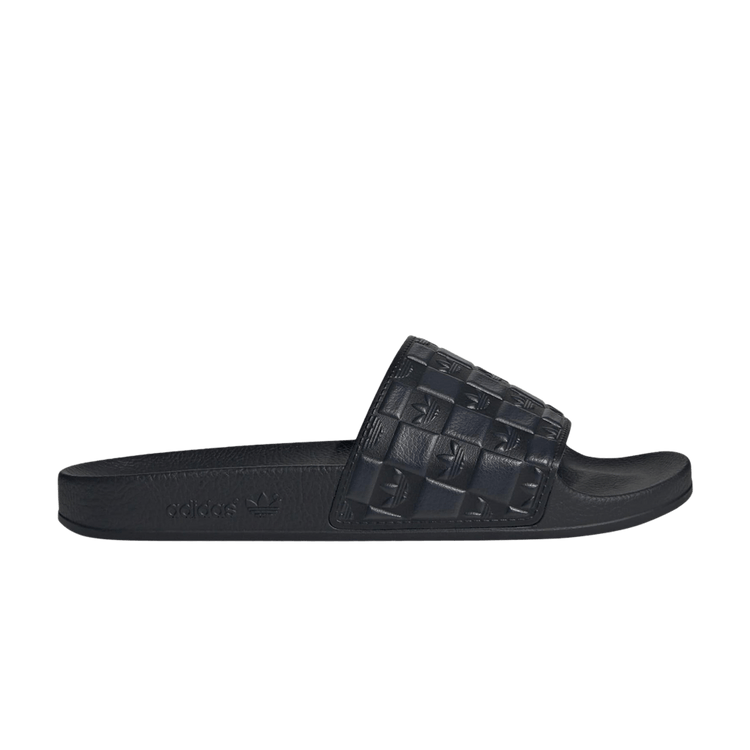 adidas Adilette Slides 'Black Carbon' JR3623