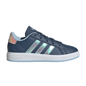 adidas Grand Court Lace K 'Iridescent Stripes - Preloved Ink'