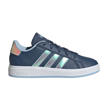 adidas Grand Court Lace K 'Iridescent Stripes - Preloved Ink'