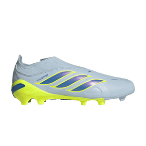 adidas Predator League Laceless Firm Ground GS 'Crystal Sky Ray Blue Team Solar Yellow 2'