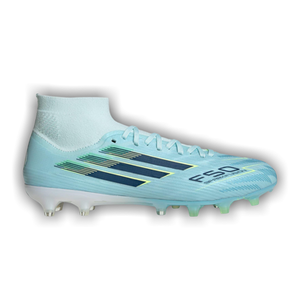 adidas Wmns F50 Sparkfusion Pro Mid FG AG 'Almost Blue Dusky Petrol Hi-Res Yellow'