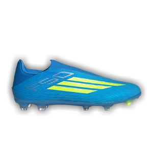 adidas F50 League Laceless FG MG 'Lucid Ray Blue Team Solar Yellow 2 Lucid Aquamarine'