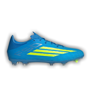 adidas F50 League FG MG 'Lucid Ray Blue Team Solar Yellow 2 Lucid Aquamarine'