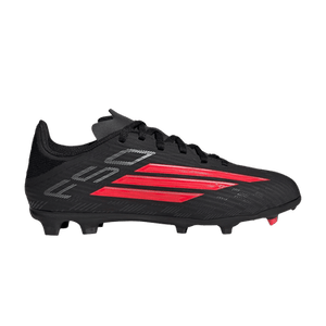 adidas F50 League FG MG Little Kid 'Core Black Lucid Red'