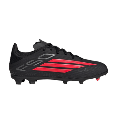 adidas F50 League FG MG Little Kid 'Core Black Lucid Red'