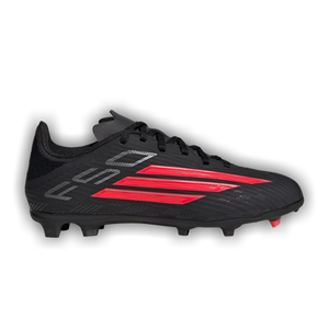 adidas F50 League FG MG Little Kid 'Core Black Lucid Red'