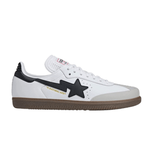 BAPE x adidas Samba 'White Black Gum'