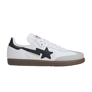 BAPE x adidas Samba 'White Black Gum'