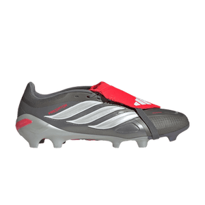 adidas Predator League Fold over Tongue FG 'Iron Metallic Zero Metalic Lucid Red'