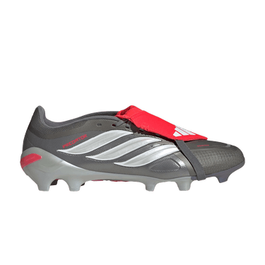 adidas Predator League Fold over Tongue FG 'Iron Metallic Zero Metalic Lucid Red'