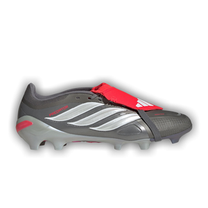adidas Predator League Fold over Tongue FG 'Iron Metallic Zero Metalic Lucid Red'