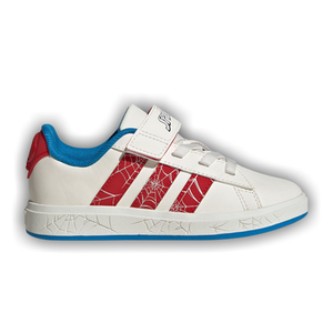 Marvel x adidas Grand Court K 'Spider-Man - Red Web Stripes'