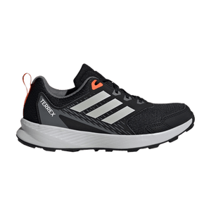 adidas Terrex Tracefinder Trail J 'Core Black Grey One Semi Impact Orange'