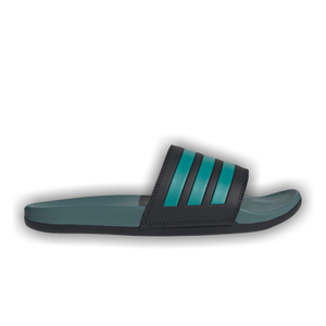 adidas Adilette Comfort Slide 'Black Pure Teal'