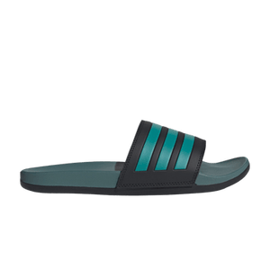 adidas Adilette Comfort Slide 'Black Pure Teal'
