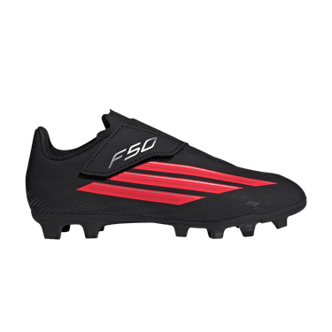 adidas F50 Club FG MG Little Kid 'Core Black Lucid Red'