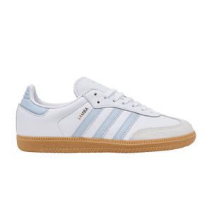 adidas Samba OG J 'White Halo Blue Gum'