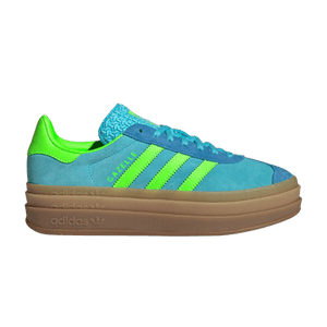 adidas Wmns Gazelle Bold 'Blue Glow Solar Green'