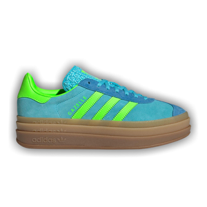 adidas Wmns Gazelle Bold 'Blue Glow Solar Green'