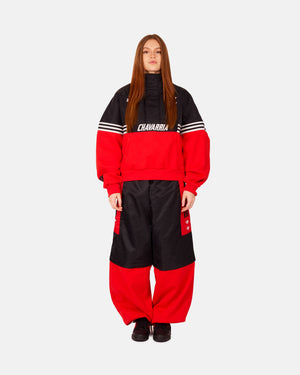 Adidas x Willy Chavarria Gomez Zip Off Pants 'Black/Red'