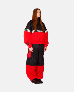 Adidas x Willy Chavarria Gomez Zip Off Pants 'Black/Red'