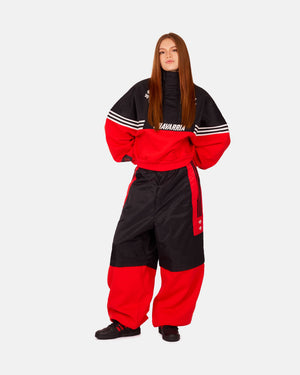 Adidas x Willy Chavarria Gomez Zip Off Pants 'Black/Red'