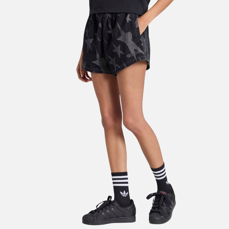 Adidas Originals Denim Graphic Shorts 'True Black Denim'