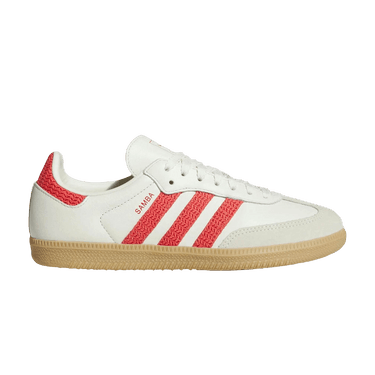 adidas Wmns Samba OG 'Off White Semi Lucid Red Gum'