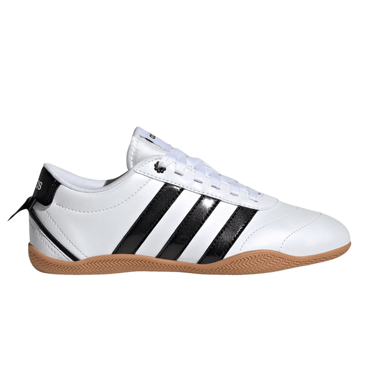 adidas Grand Court Lo Big Kid 'Cloud White Core Black Hi-Res Yellow' KI3061
