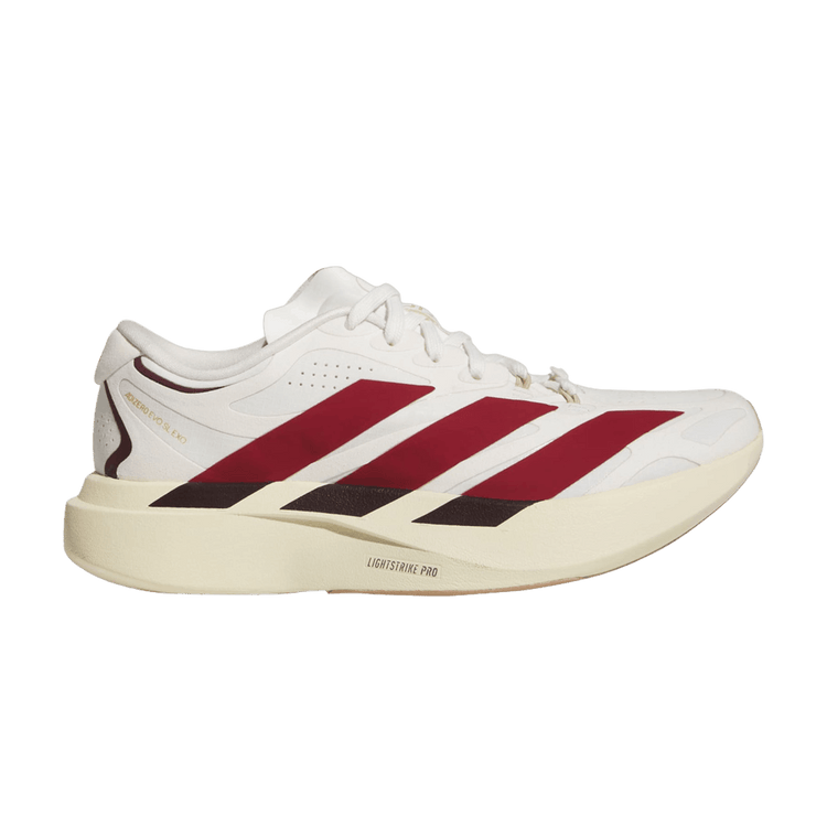adidas Adizero Evo SL Exo Suede Lightstrikepro 'Core White Team Victory Red' KI4850
