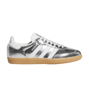 adidas Samba OG Big Kid 'Silver Metallic Cloud White'