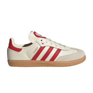 adidas Samba OG K 'Cream White Better Scarlet Gum'